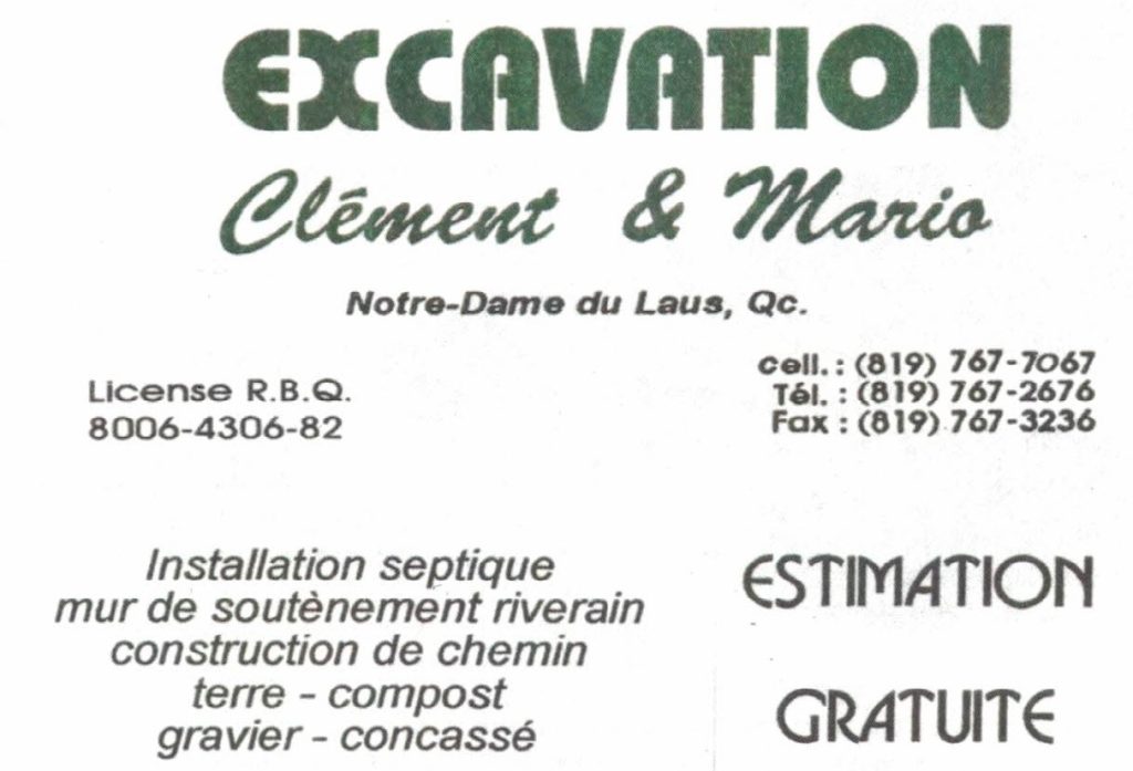 Excavation Clément et Mario